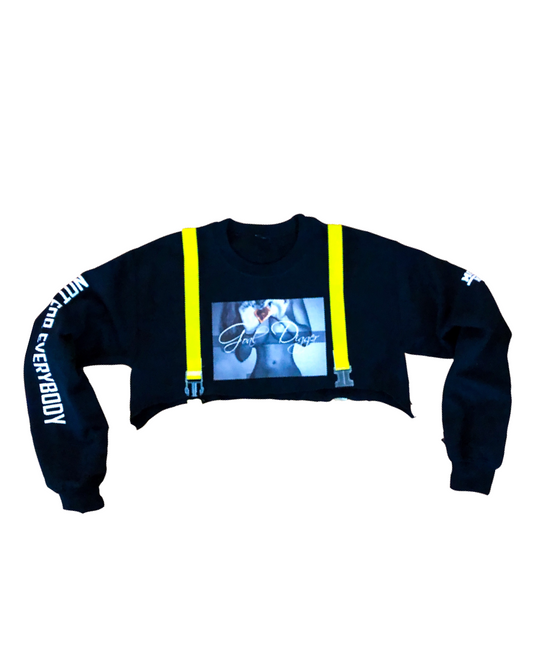 Women’s Neon Harness Custom Crop Top